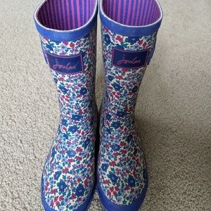 Kids joules rain boots size 2